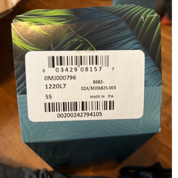 Maui Jim Maukele Polarized Wrap Sunglasses Blue Lenses MJ0682S-003 - Picture 3 of 10